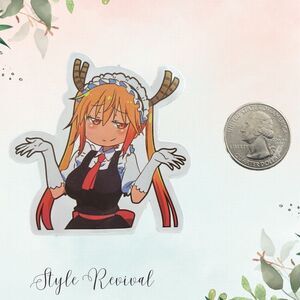 🎉 10/$10 Stickers - Miss Kobayashi's Dragon Maid Manga Anime Waterproof Decals